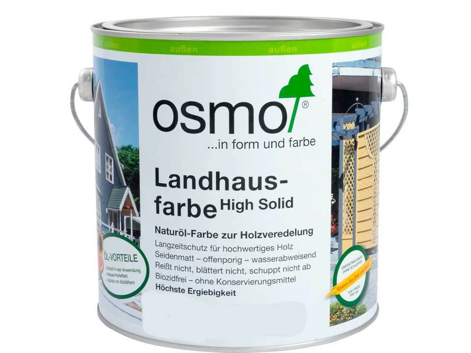<p><strong>Osmo Landhausfarbe</strong></p><p>alle Farben & Größen</p>